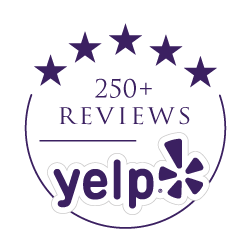 Yelp badge for highest rated spa in houston