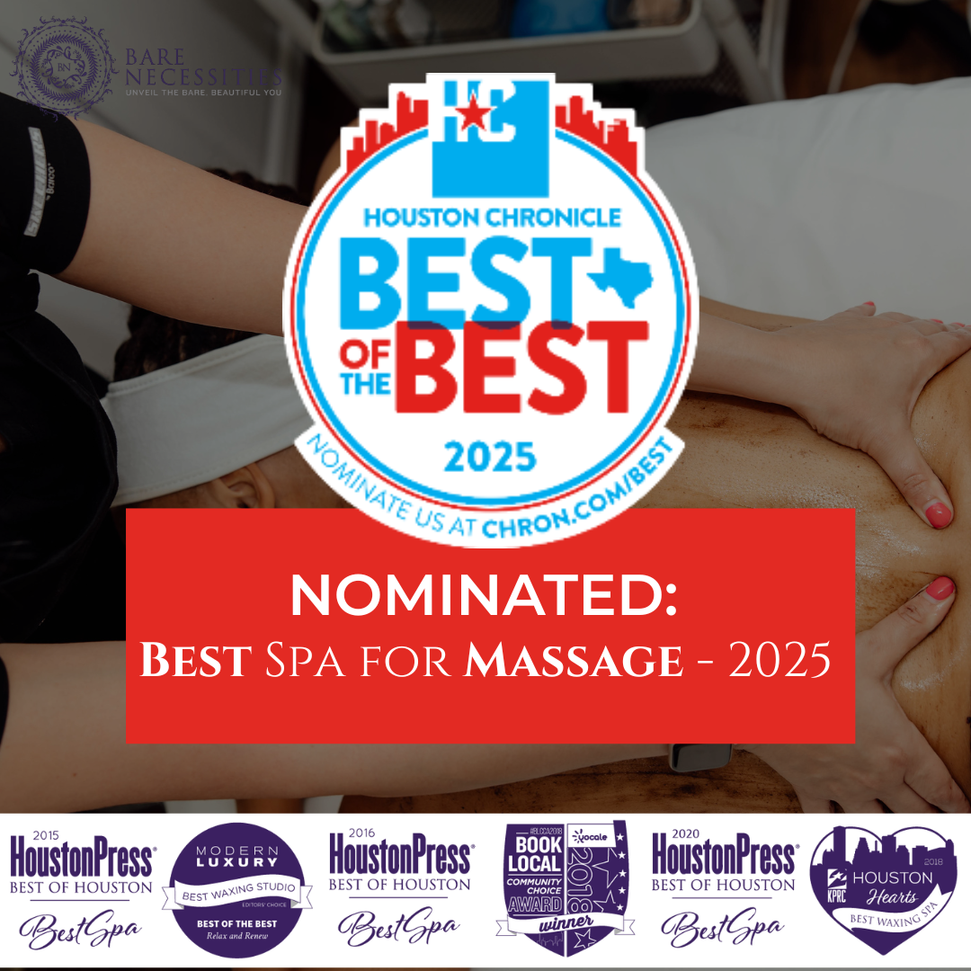 Nominated Best Spa for Massage 2025 by Houston Chronicle